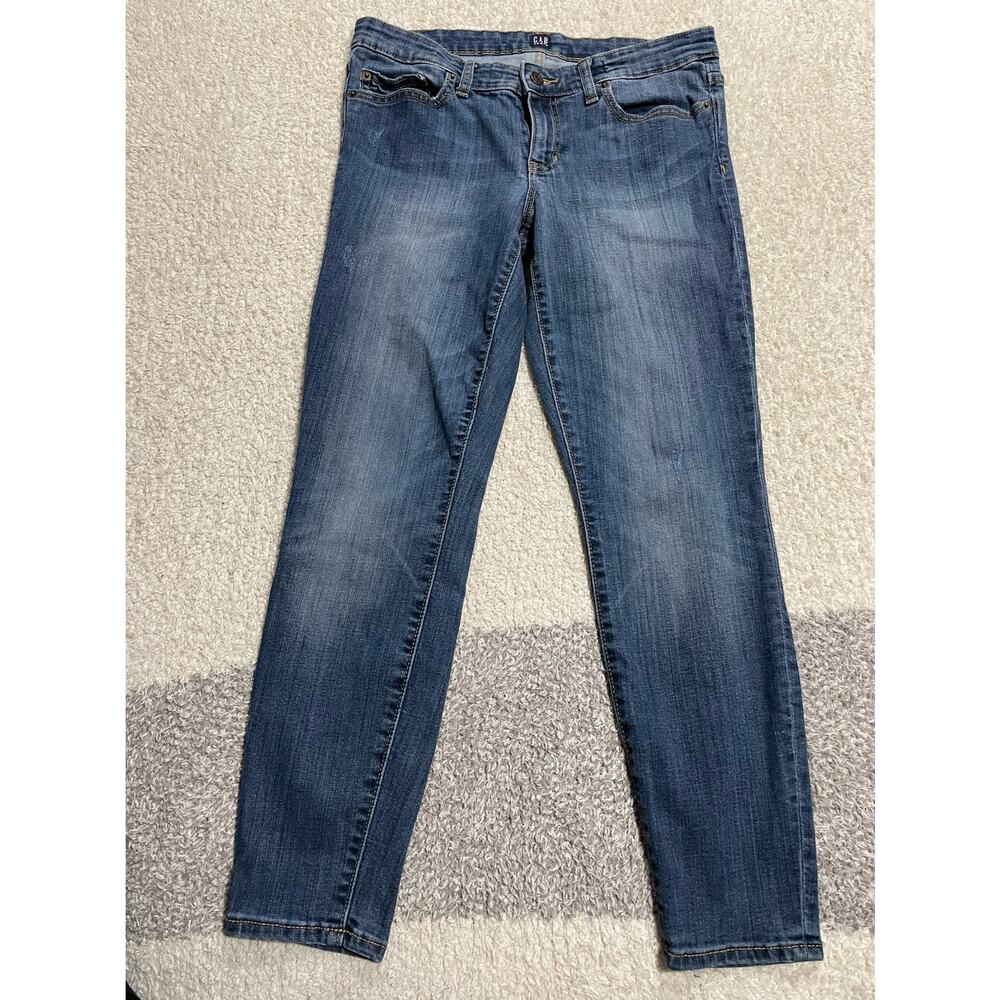 Gap Denim Women's Size 28 Mid Rise Skinny Fit Jeans Blue
